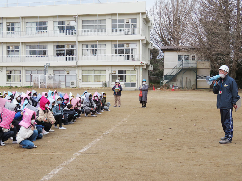 実籾小学校令和5年1月19日避難訓練
